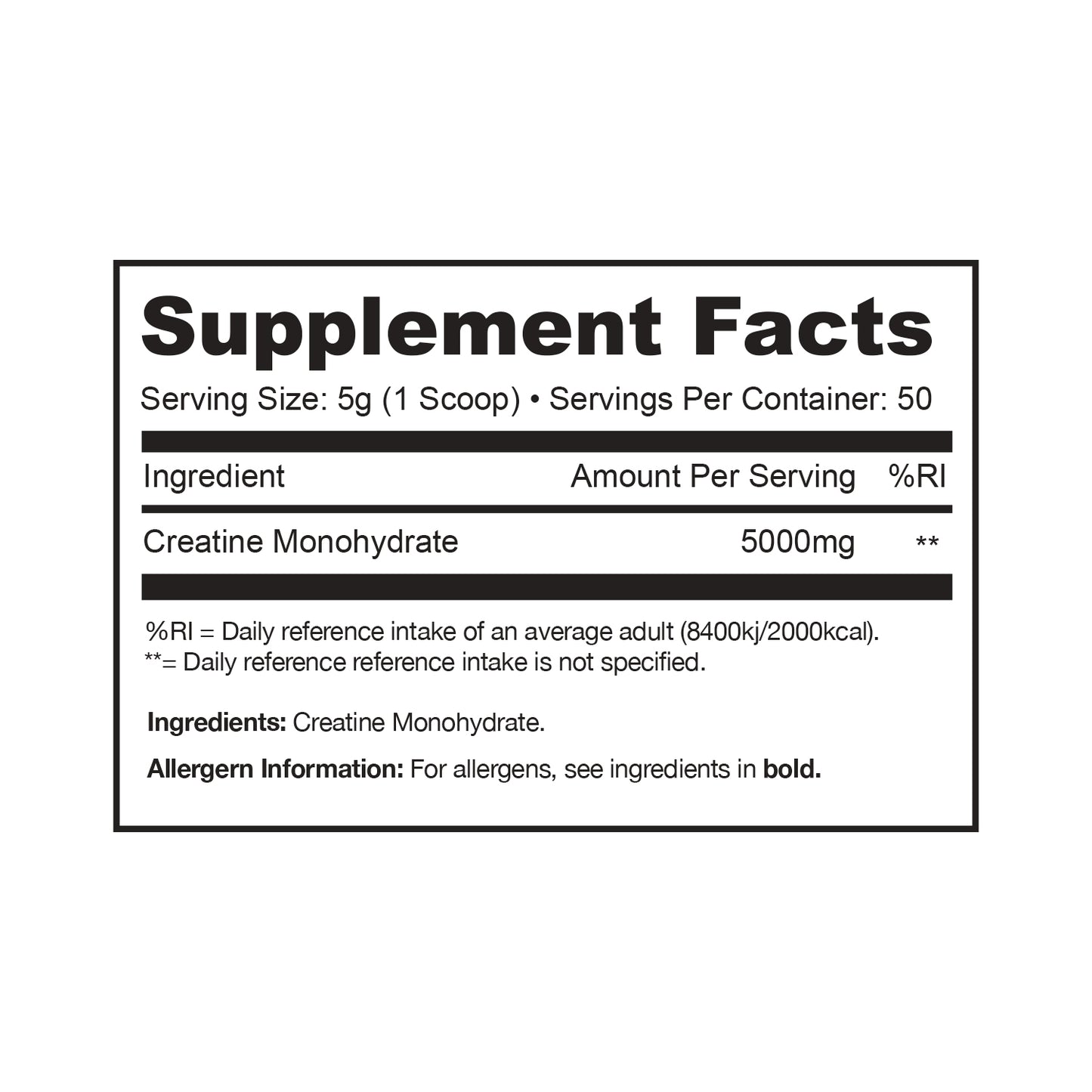 Creatine Monohydrate