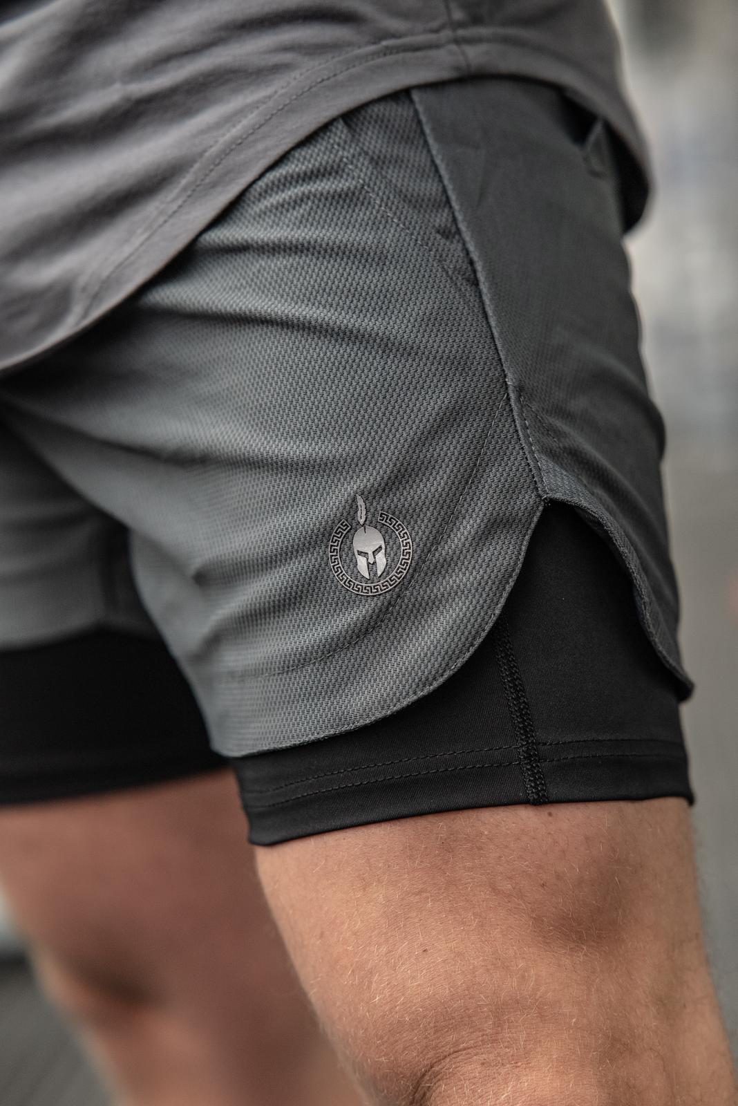 Tactical Shorts - Gunmetal on Black