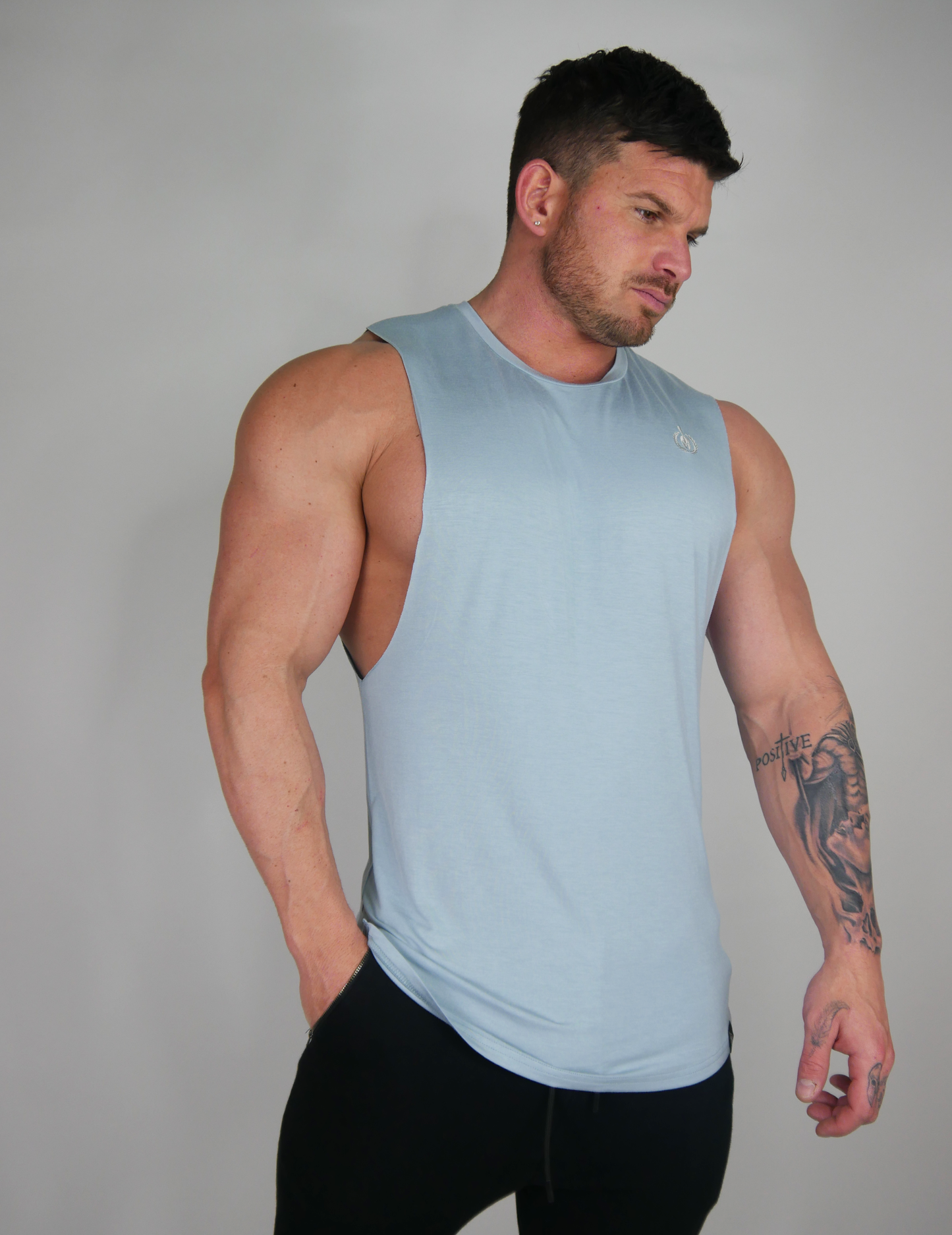 The 'Smooth' Sleeveless - Powder Blue