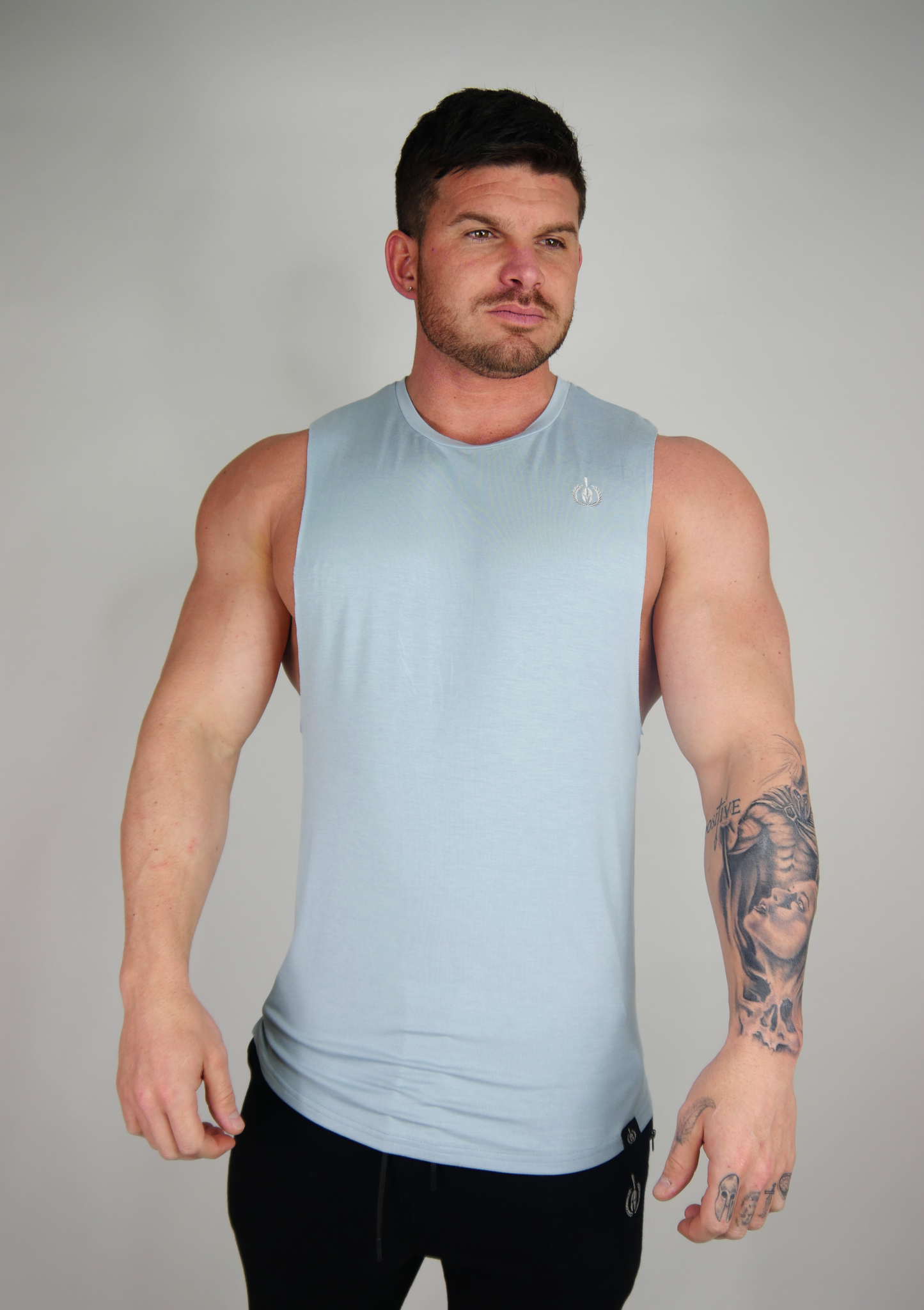 The 'Smooth' Sleeveless - Powder Blue