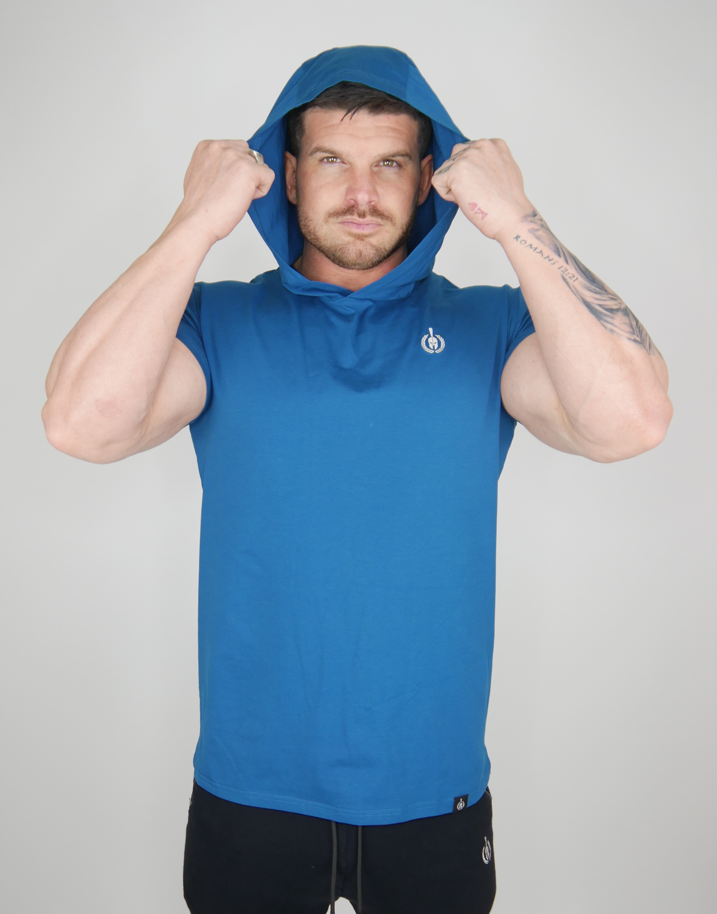 The Hooded T - Peacock Blue LIMITED EDITION